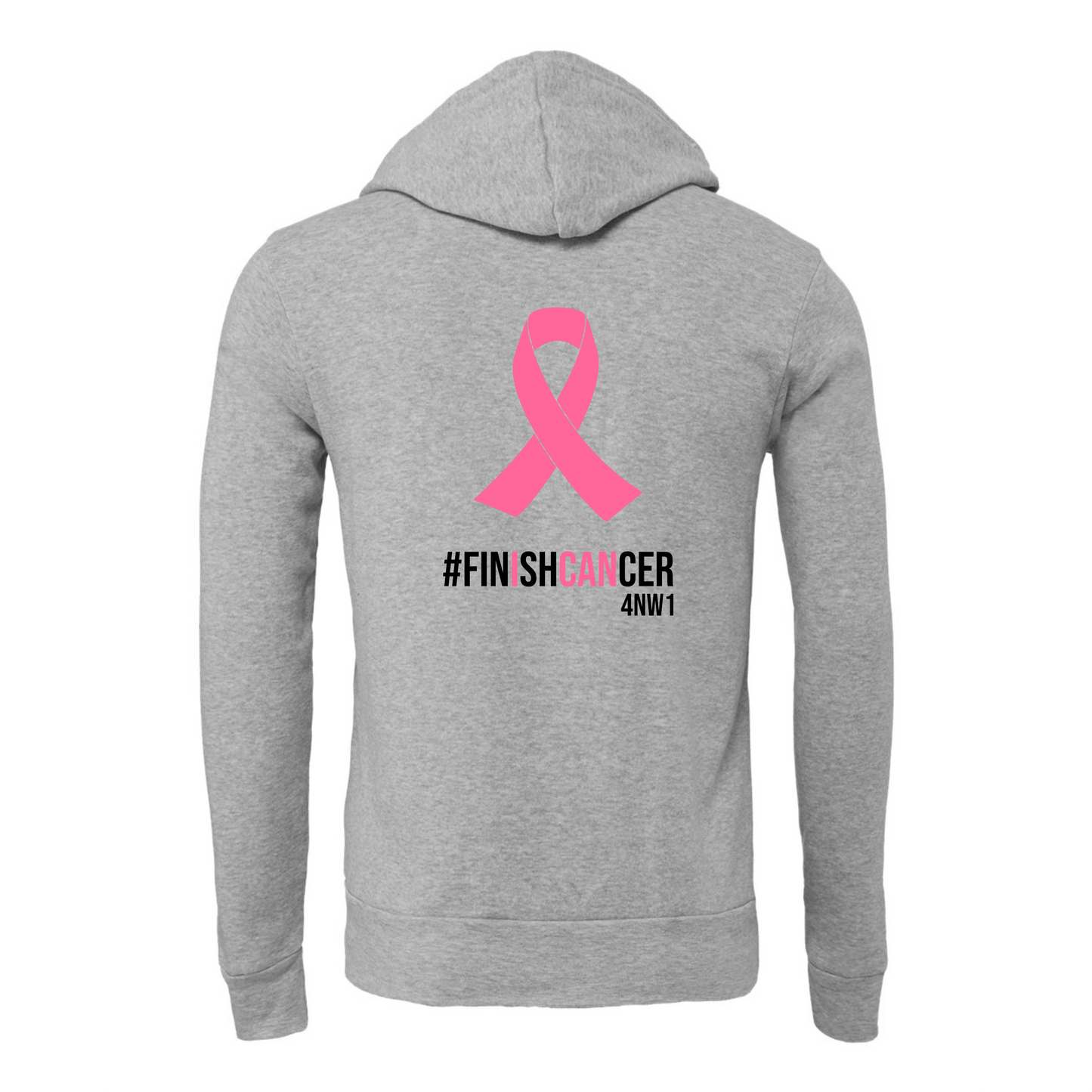 ONCOLOGY | FINISH CANCER - BREAST CANCER HOODIE