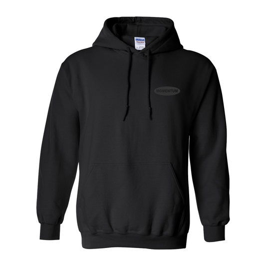 BLACK ON BLACK MOMENTUM BY DELLOS HOODIE